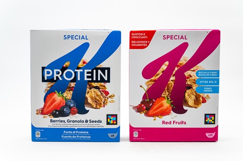 Cereali Special K protein e di Special K frutti rossi